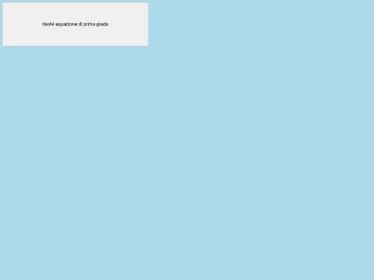 Pagine/esercizioequzione screenshot