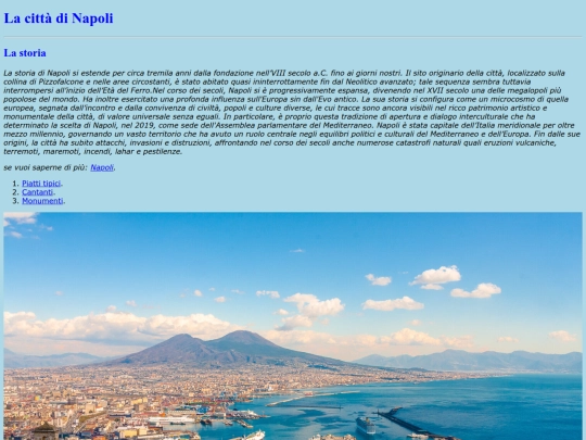Pagine/storiadinapoli screenshot