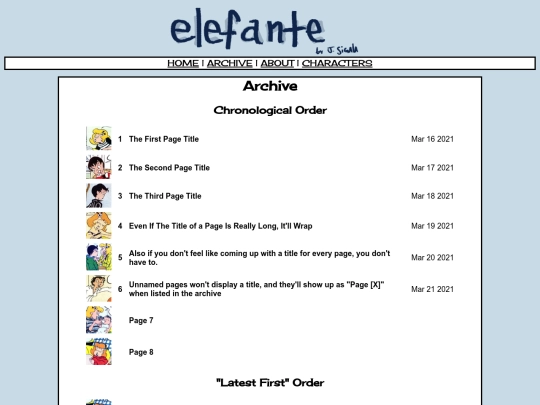 archive screenshot