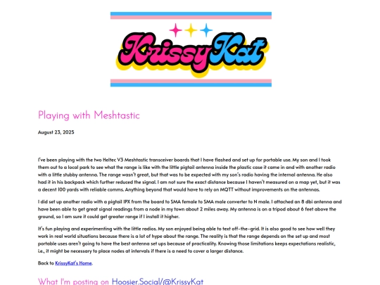 blog/playingwithmeshtastic screenshot