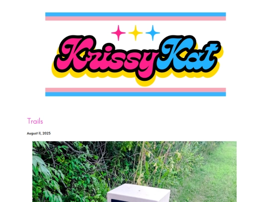 blog/trails screenshot