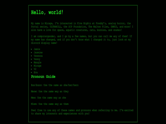 index screenshot