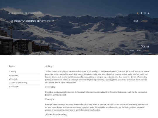 pages/sidebar-left screenshot