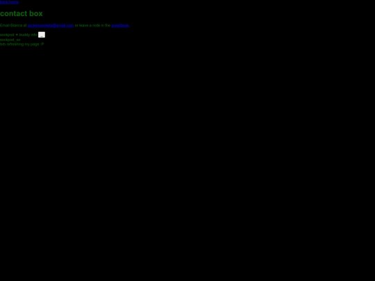contact screenshot