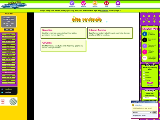 site-reviews screenshot