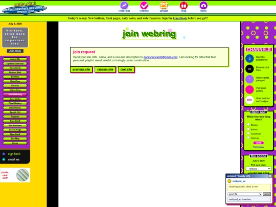 webring screenshot