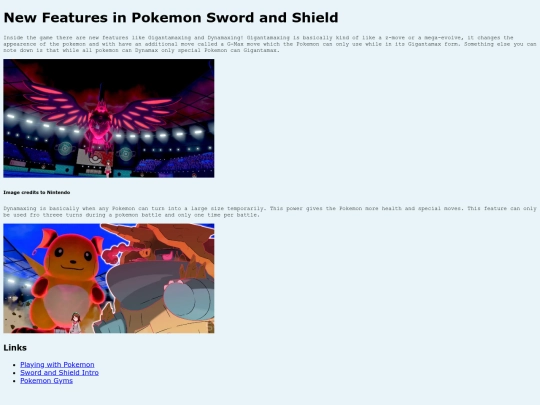 Newfeatures screenshot