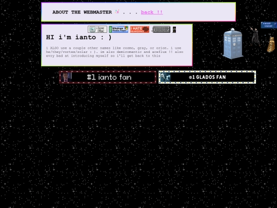 webmaster screenshot