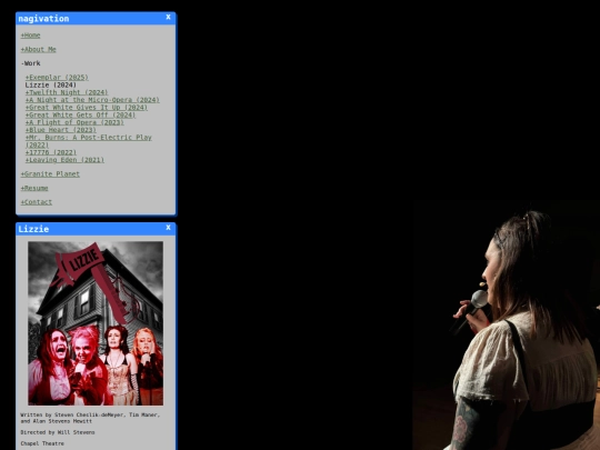 work/lizzie screenshot