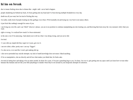 break screenshot