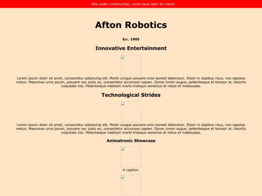afton-robotics screenshot
