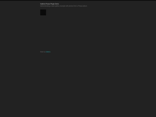 galleria/plugins/picasa/picasa-demo screenshot