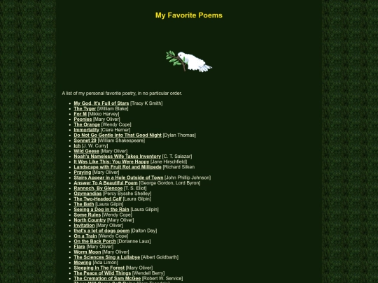 poetry screenshot