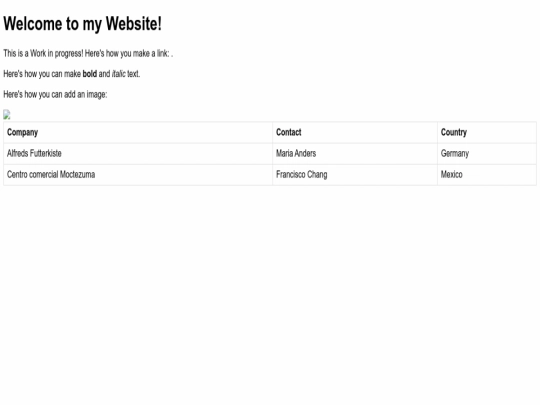 index screenshot