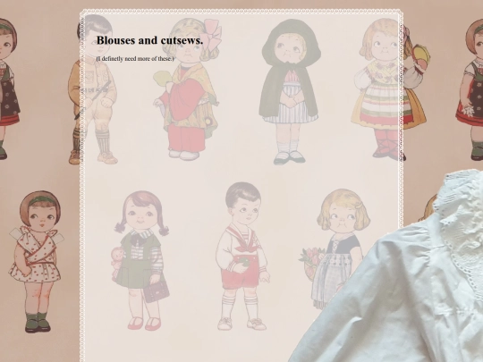wardrobe/blouses screenshot