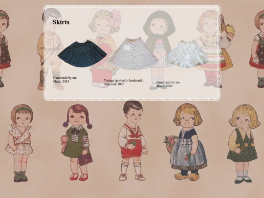 wardrobe/skirts screenshot