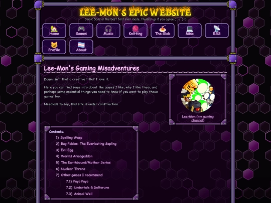 games screenshot