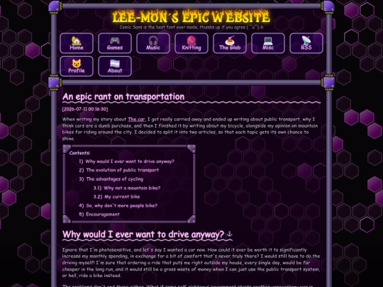 glob/transportation-rant screenshot