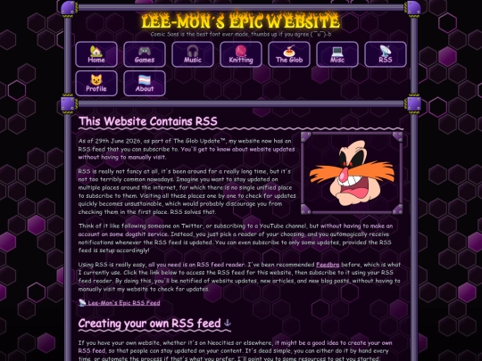 rss screenshot