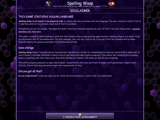 spellingwasp screenshot