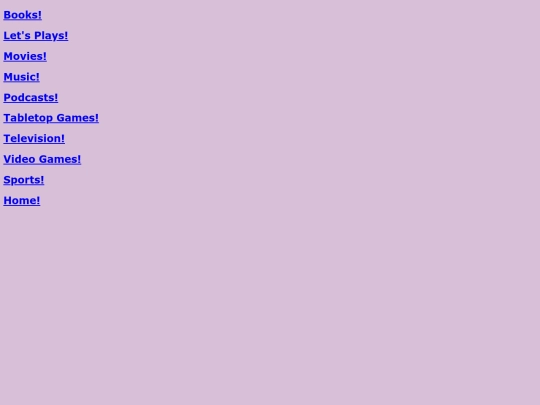 menu screenshot