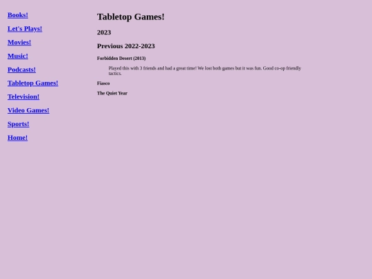 reviews/tabletop screenshot