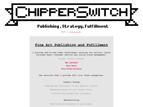 publishing screenshot