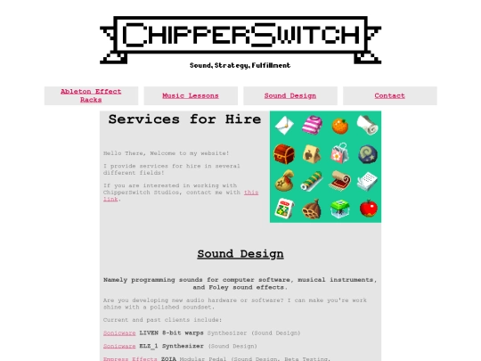 resume01 screenshot