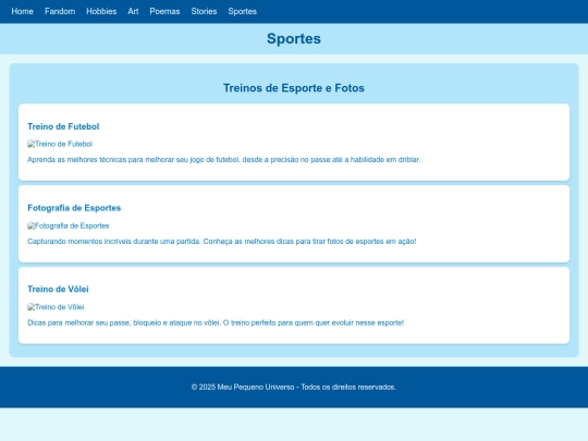 sports screenshot