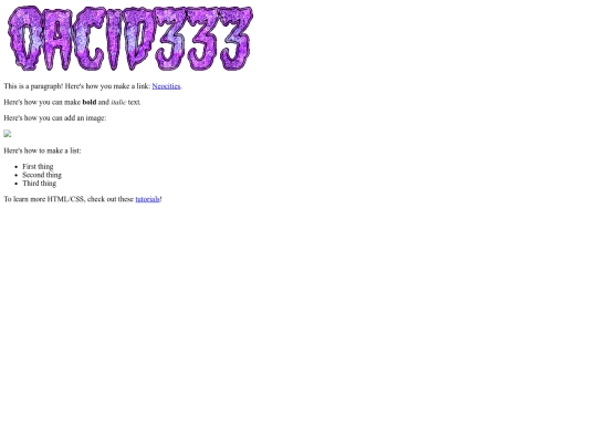 index screenshot