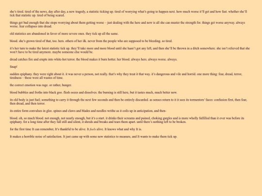 writing_section/short_stories/not_human screenshot