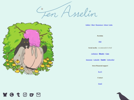 links screenshot