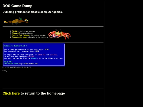 dosbox screenshot