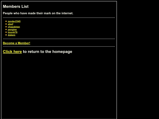 members screenshot