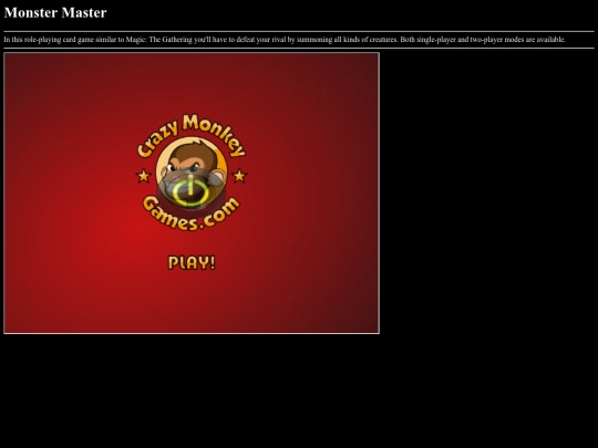 monstermaster screenshot