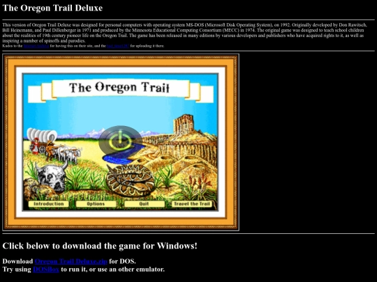 oregontrail screenshot