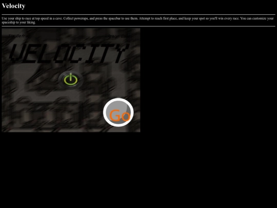 velocity screenshot