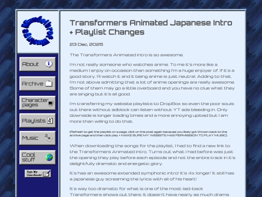 blog/posts/2025-12-23-Transformers-Animated-Intro-Playlist-Changes screenshot