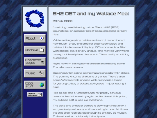 blog/posts/2026-02-23-SH2-OST-and-my-Wallace-Meal screenshot