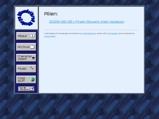 blog/tags/Alien screenshot