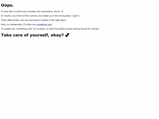 Dee's WIPsite screenshot
