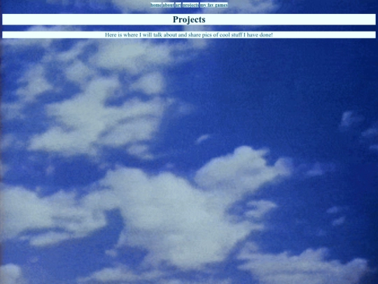 projects screenshot