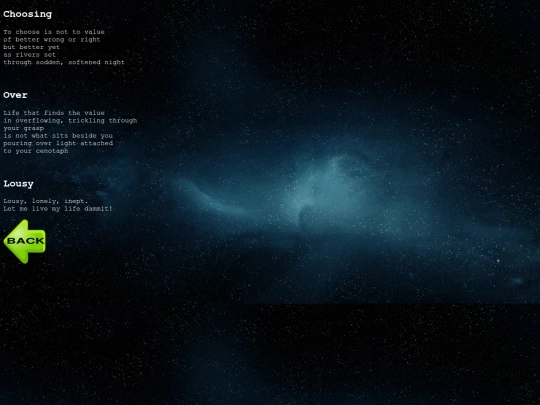 shortPoems screenshot