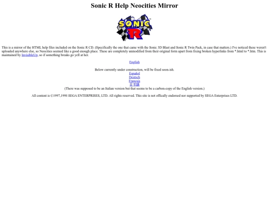 index screenshot