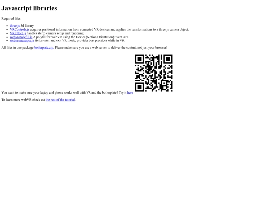 boilerplate screenshot