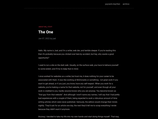 the-one screenshot