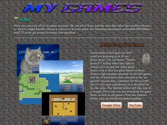 games screenshot