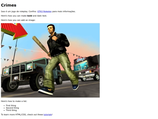 crimes screenshot