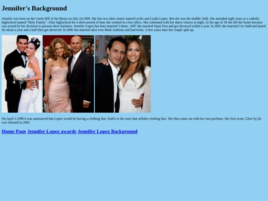 JennifersBackground screenshot