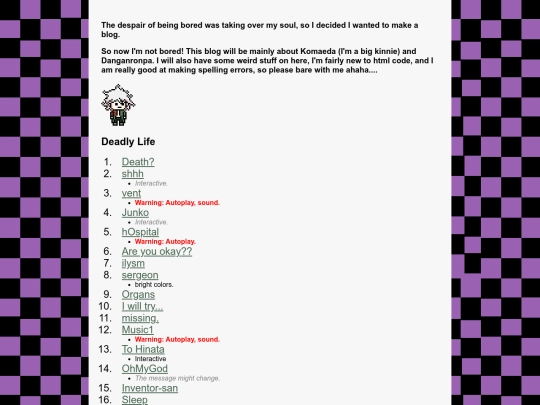 index screenshot